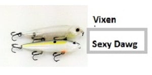 Reaction Innovations Vixen vs Strike King Sexy Dawg