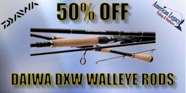 Daiwa DXW Walleye trolling rod
