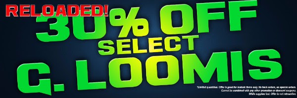 30% OFF Discontinued G. Loomis Rods!