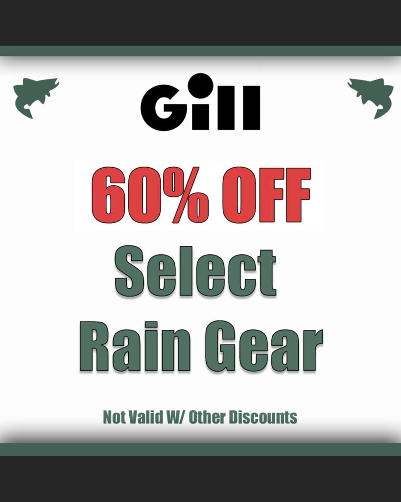 Gill 60% Off Select Rain Gear