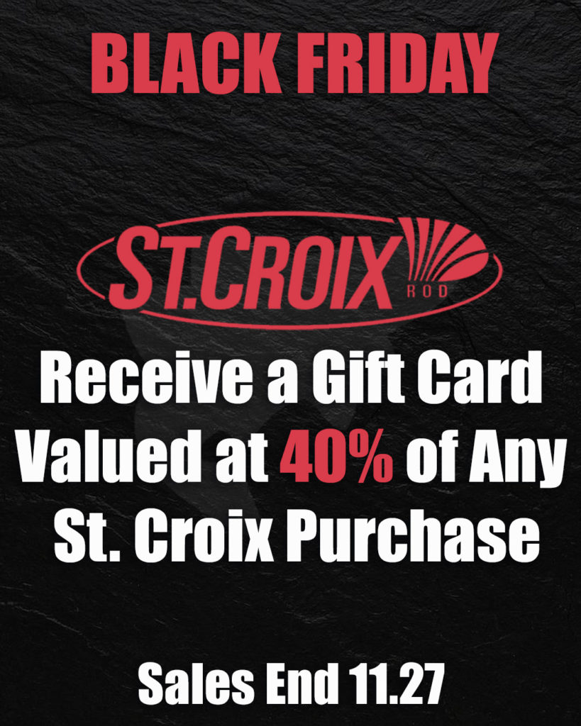 40% Off St. Croix Rods!? It's a Black Friday Miracle - American Legacy  Fishing