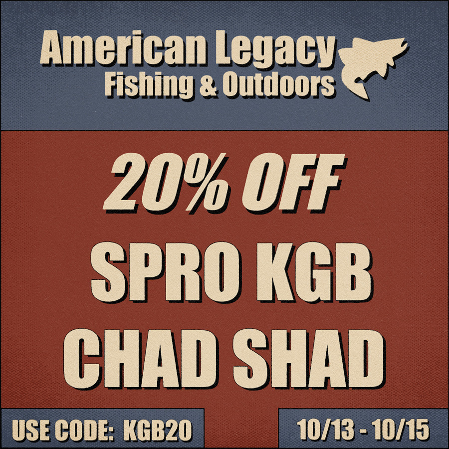 20% off spro kgb chad shad